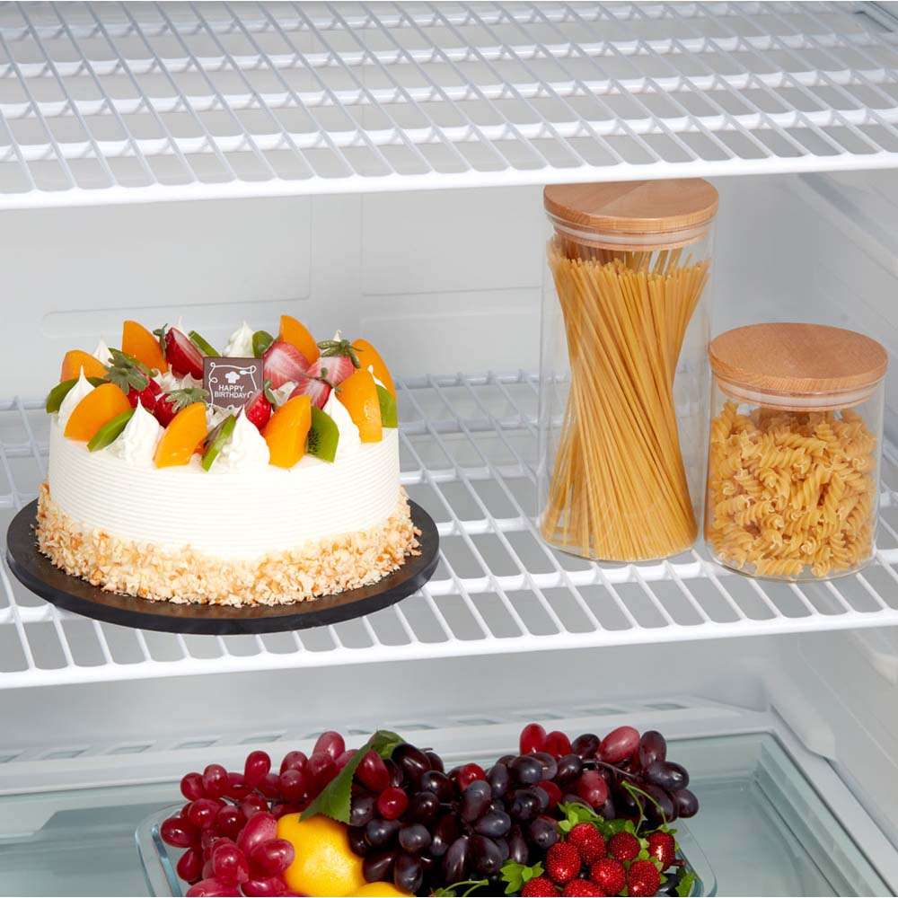 18 CF Top Mount Refrigerator, Glass Shelves, Ice Maker Ready, ESTAR MRT18S3AST