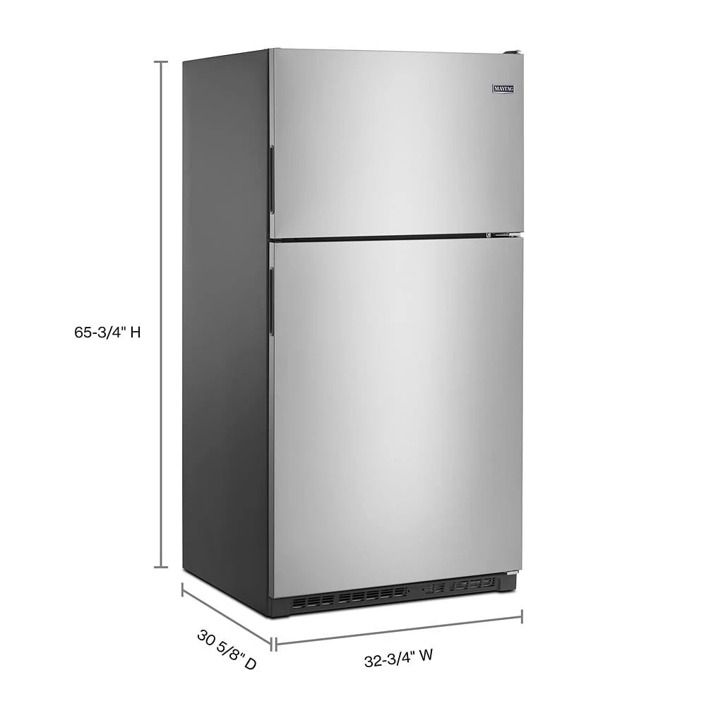 33-Inch Wide Top Freezer Refrigerator with PowerCold Feature- 21 Cu. Ft. view 4