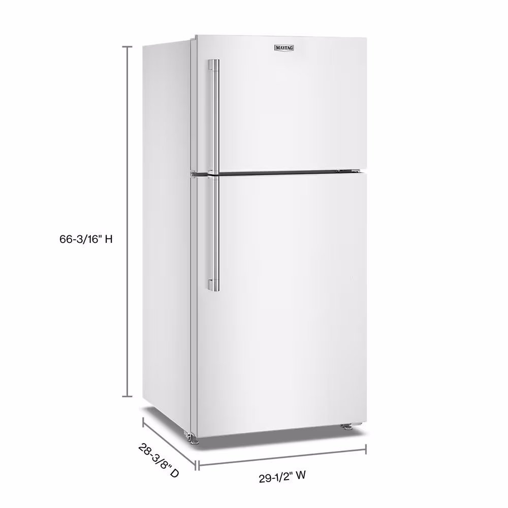 30-Inch Wide Top-Freezer Refrigerator with Garage Mode—19 Cu. Ft. view 8