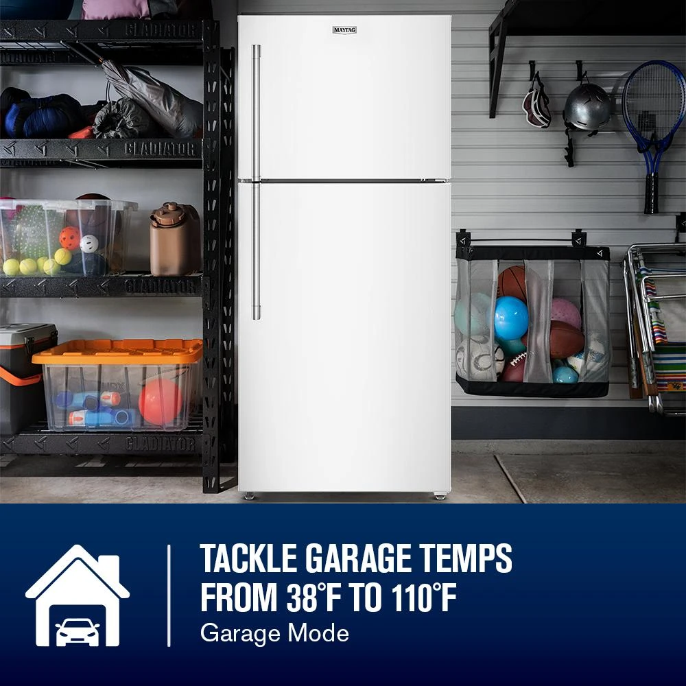 30-Inch Wide Top-Freezer Refrigerator with Garage Mode—19 Cu. Ft. MRTX5119SW