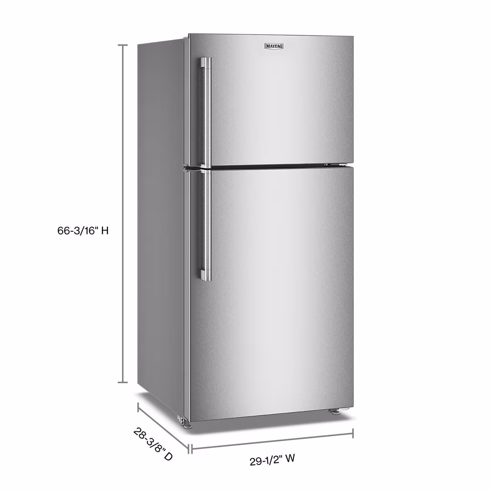 30-Inch Wide Top-Freezer Refrigerator with Garage Mode—19 Cu. Ft. view 9