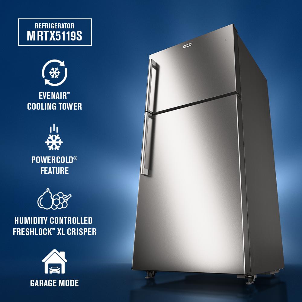 30-Inch Wide Top-Freezer Refrigerator with Garage Mode—19 Cu. Ft. view 14