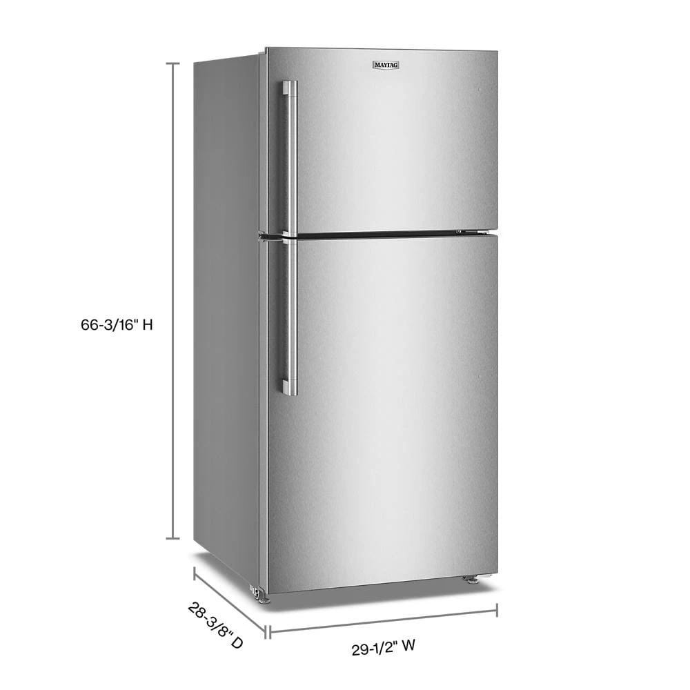 30-Inch Wide Top-Freezer Refrigerator with Garage Mode—19 Cu. Ft. MRTX5119SZ