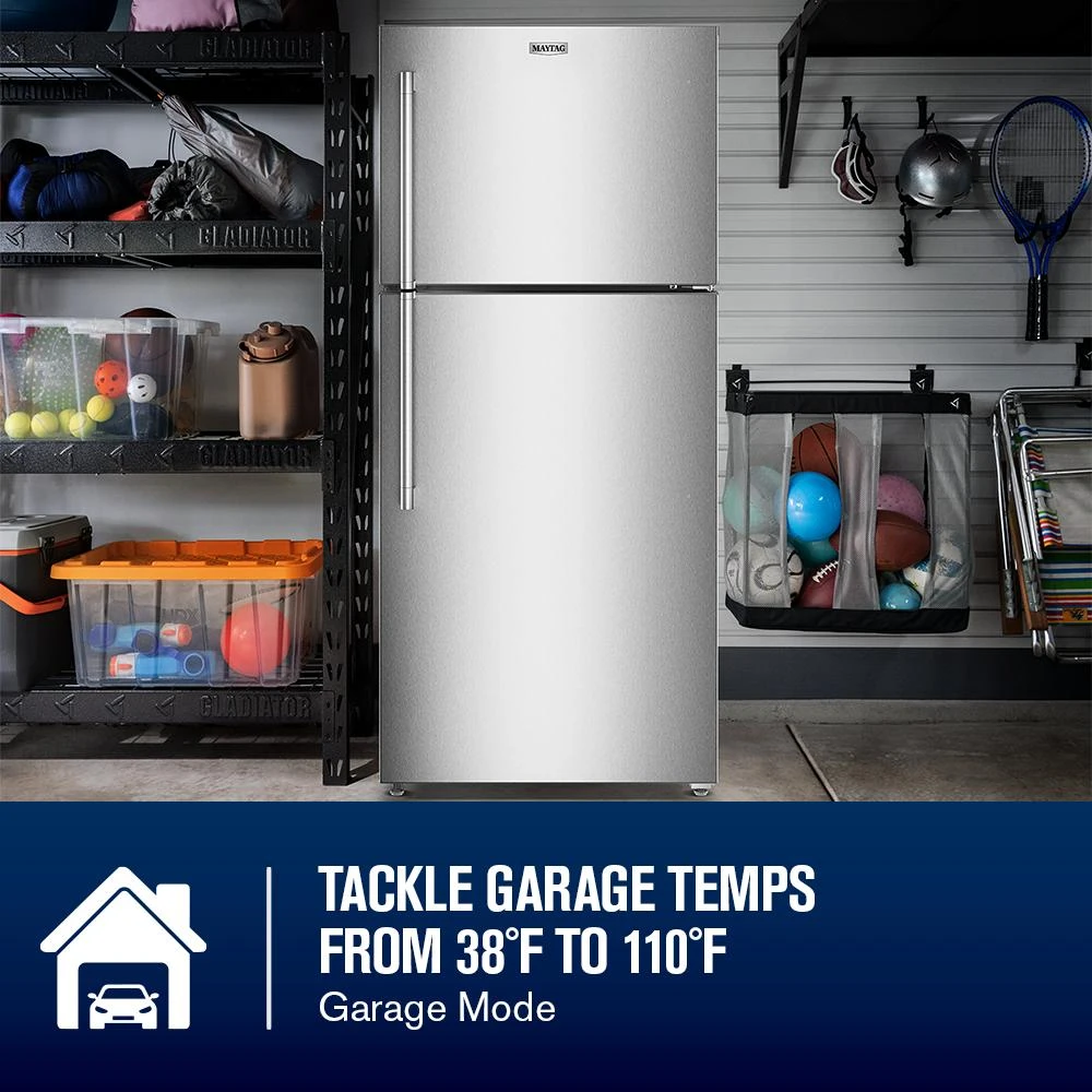 30-Inch Wide Top-Freezer Refrigerator with Garage Mode—19 Cu. Ft. MRTX5119SZ