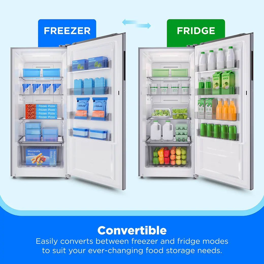 14 cu. ft. Convertible Upright Freezer (Stainless Steel) MRU14F5AST