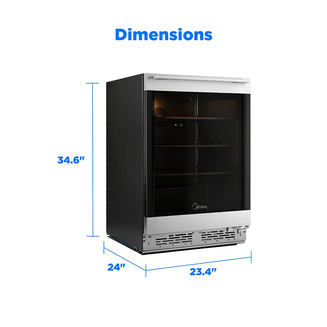 24” 185-Can Beverage Cooler MRV185S5BSS