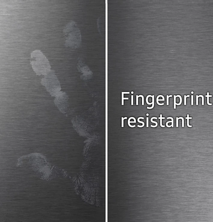 Fingerprint resistant finish