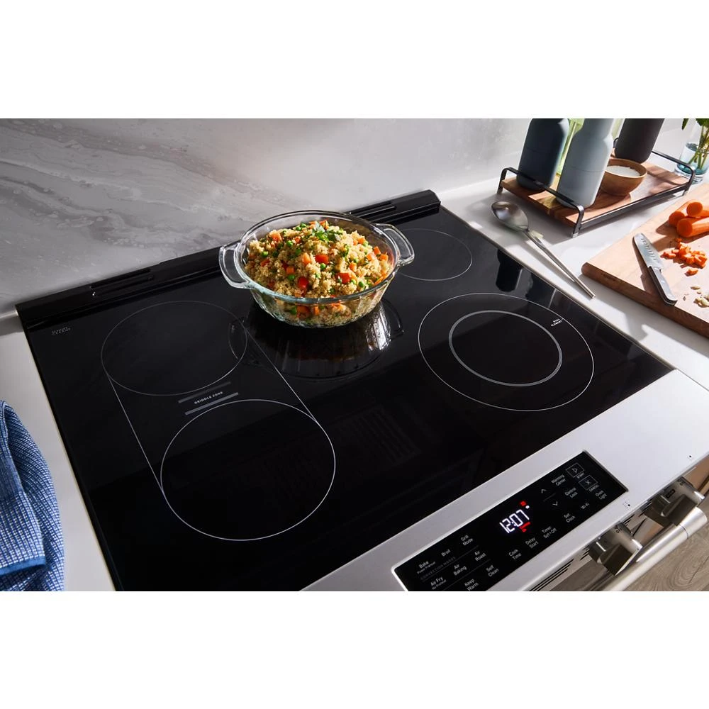 30-Inch Wide Slide-In Electric Range with Grill Mode and No Preheat Air Fry - 5.3 Cu. Ft. view 4