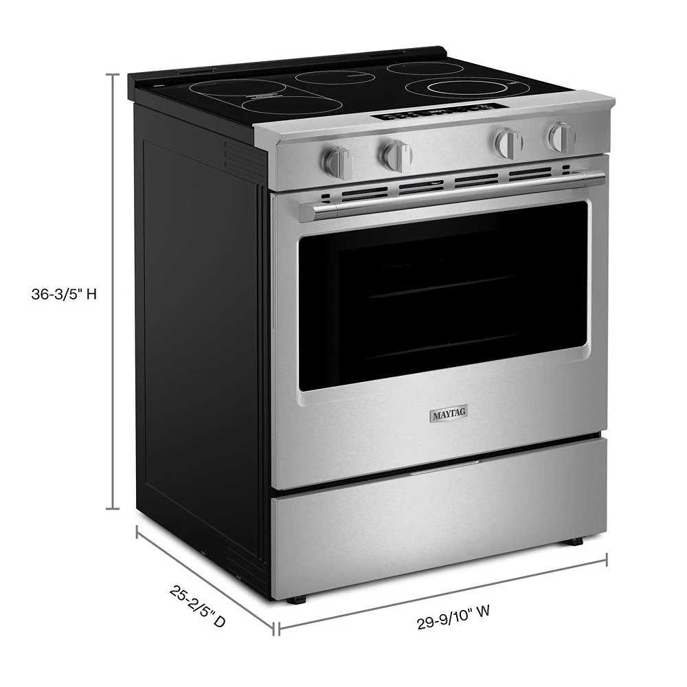 30-Inch Wide Slide-In Electric Range with Grill Mode and No Preheat Air Fry - 5.3 Cu. Ft. view 17