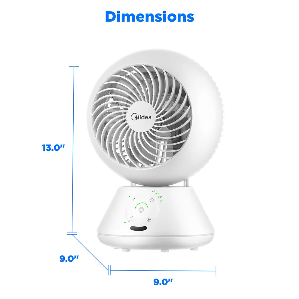 6" Digital Fan & Air Circulator MSFAT06R6WW