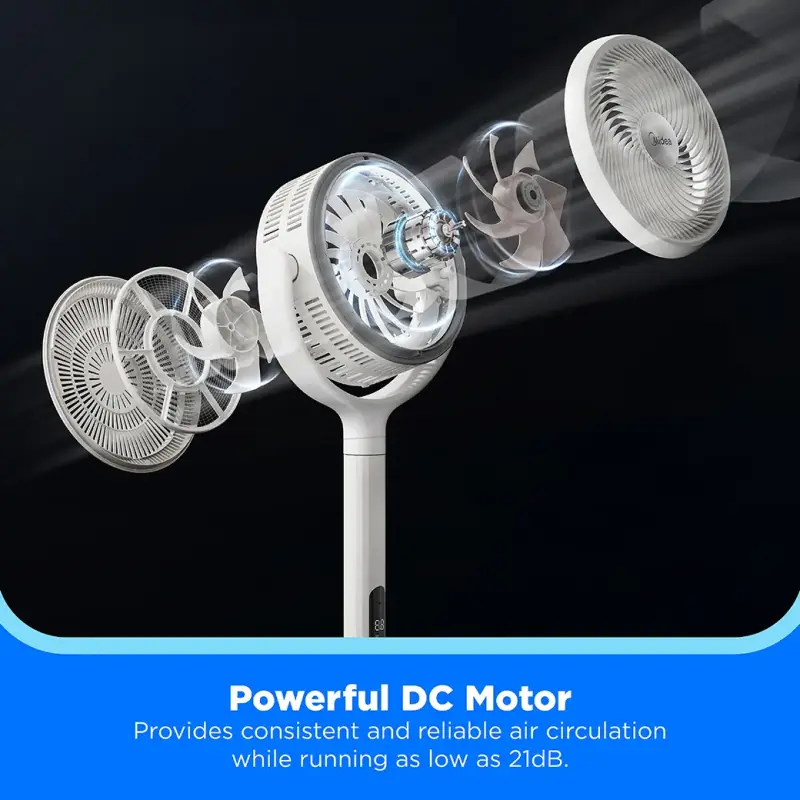 Smart Pedestal Air Circulator MSFS07RW6DW