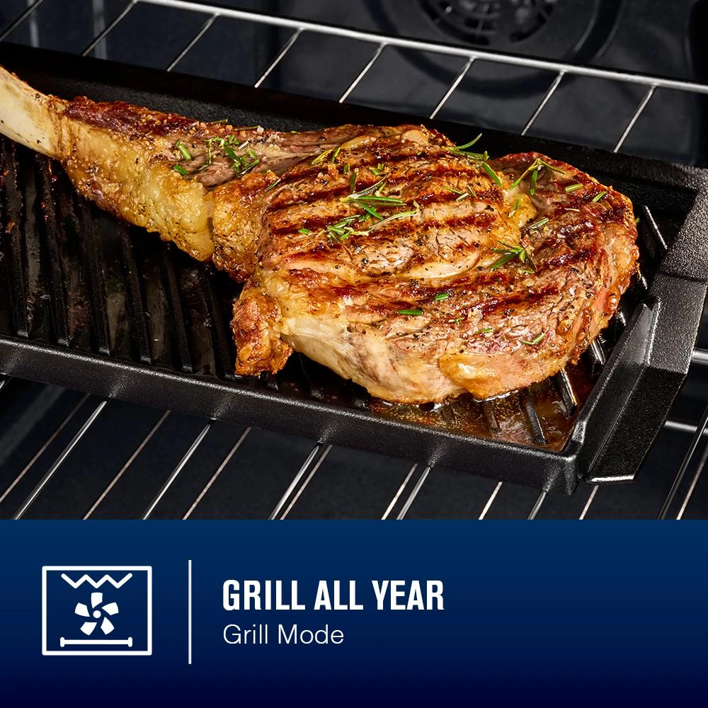 30-Inch Wide Slide-In Gas Range with Grill Mode and No Preheat Air Fry - 5.0 Cu. Ft. view 7