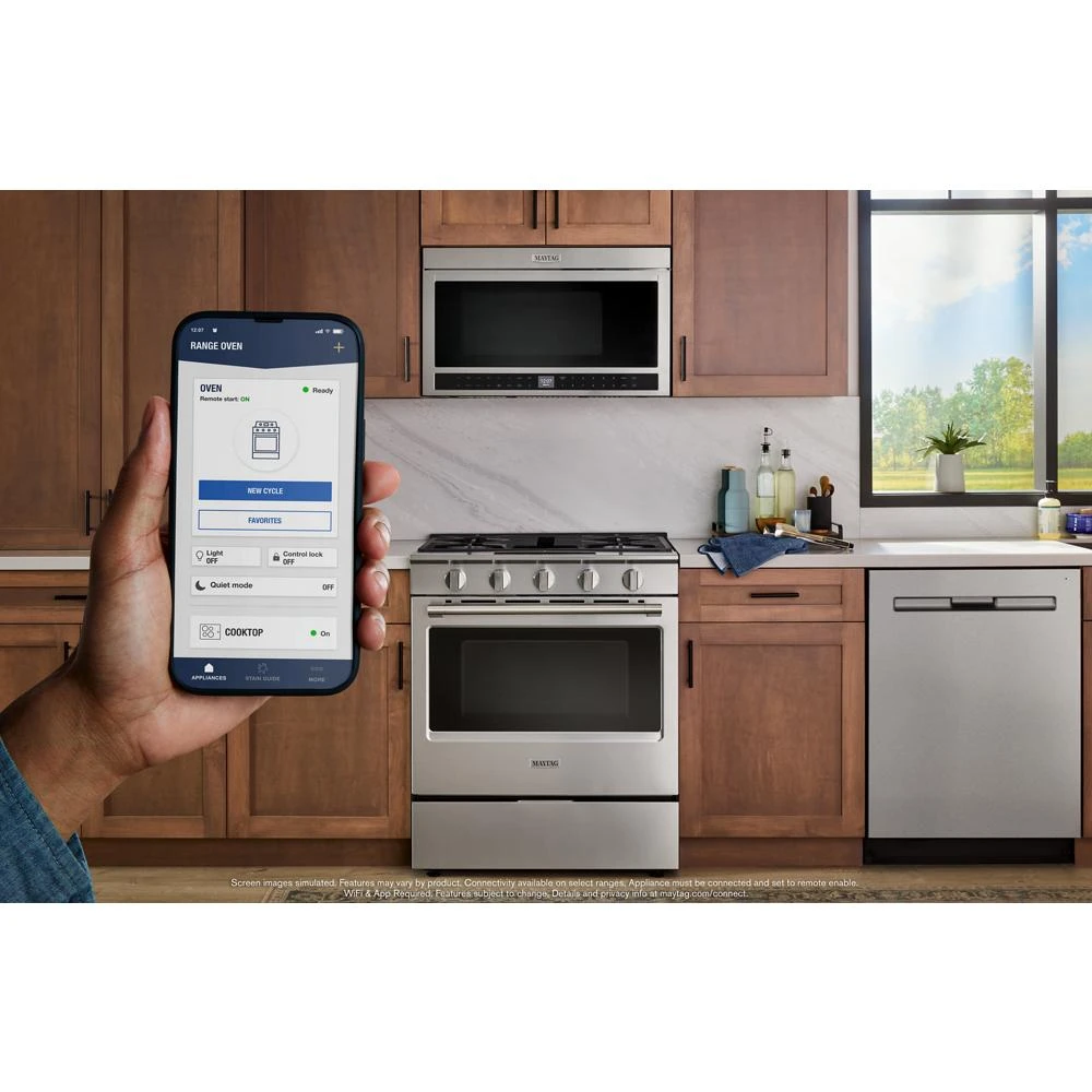 30-Inch Wide Slide-In Gas Range with Grill Mode and No Preheat Air Fry - 5.0 Cu. Ft. view 15
