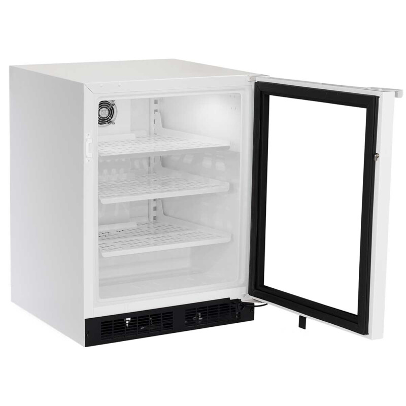 24 inch ADA Height General Purpose All-Refrigerator - WHITE FRAME GLASS MSRE224WG81A