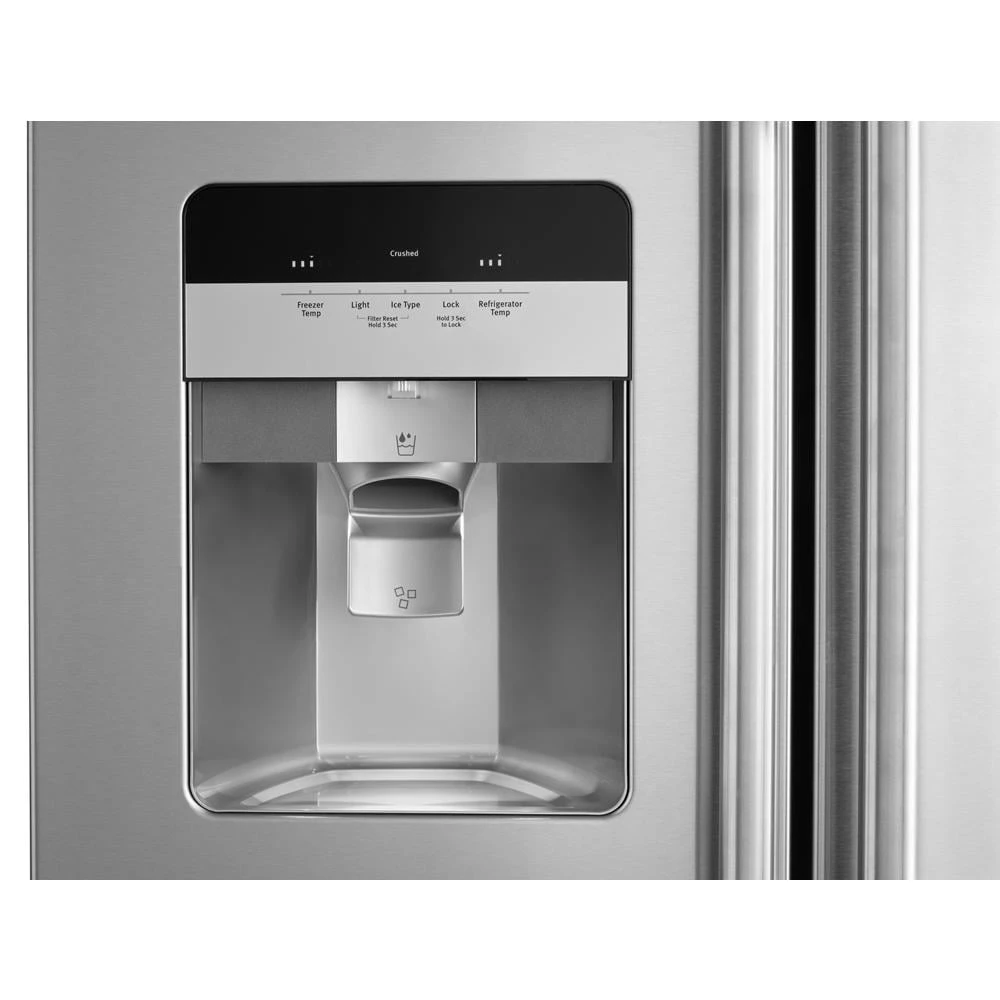 36-Inch Wide Side-by-Side Refrigerator with Exterior Ice and Water Dispenser - 25 Cu. Ft. view 12
