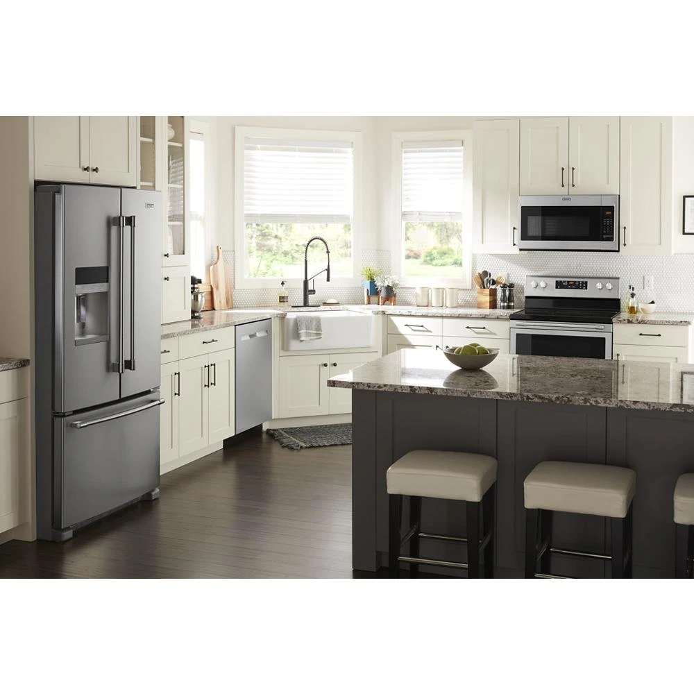 36-Inch Wide Side-by-Side Refrigerator with Exterior Ice and Water Dispenser - 25 Cu. Ft. view 10