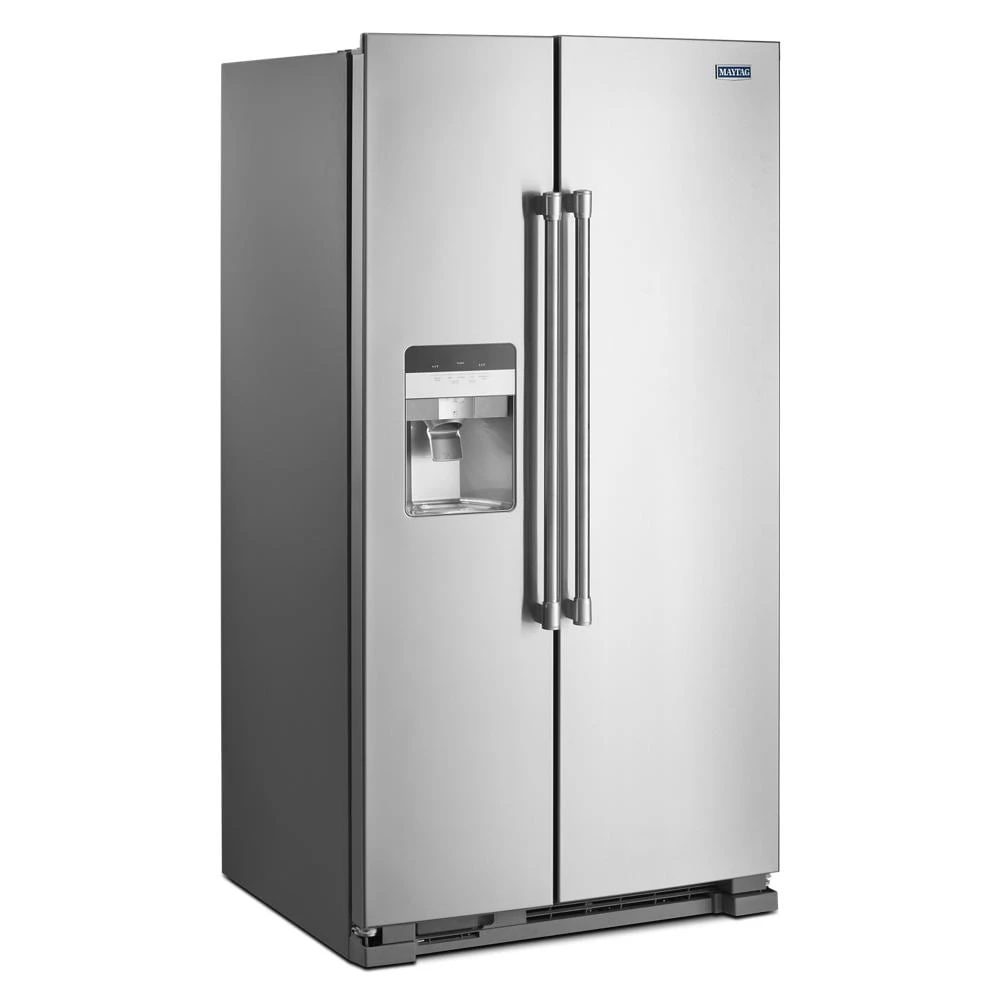 36-Inch Wide Side-by-Side Refrigerator with Exterior Ice and Water Dispenser - 25 Cu. Ft. view 6