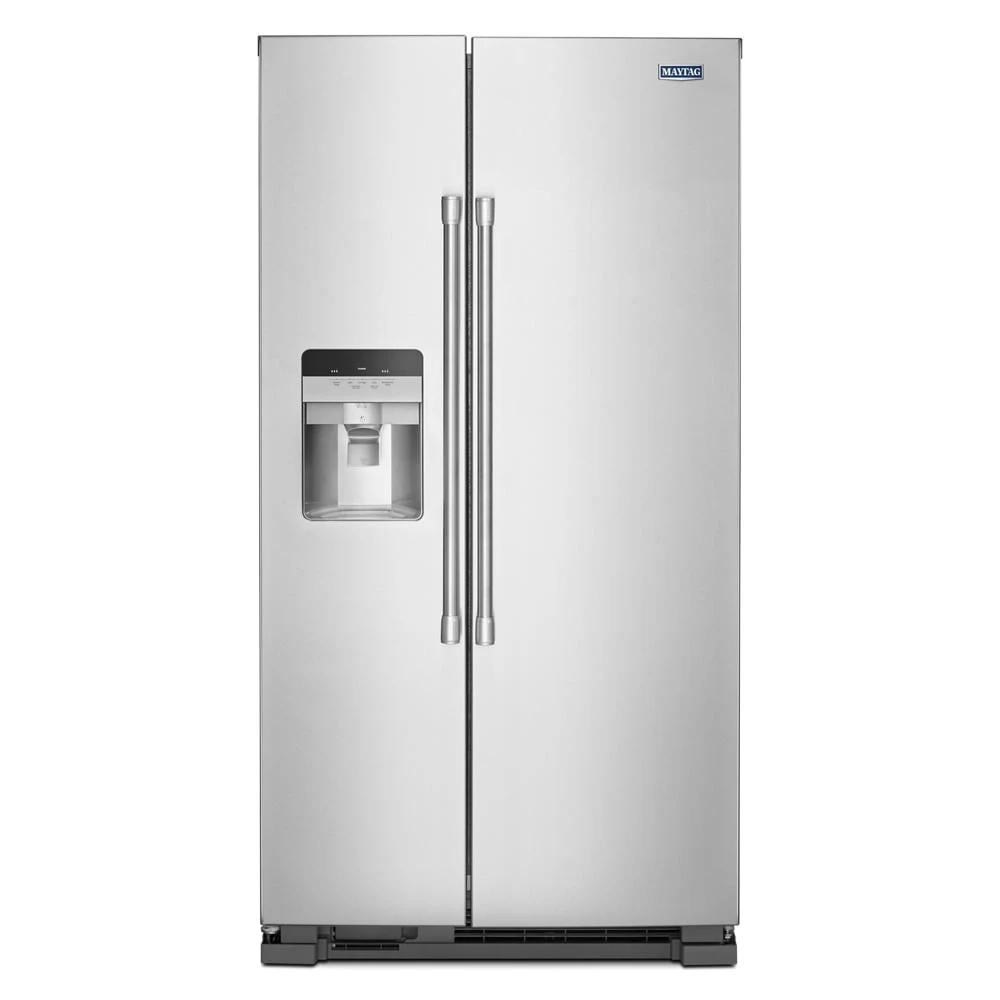 36-Inch Wide Side-by-Side Refrigerator with Exterior Ice and Water Dispenser - 25 Cu. Ft. view 4