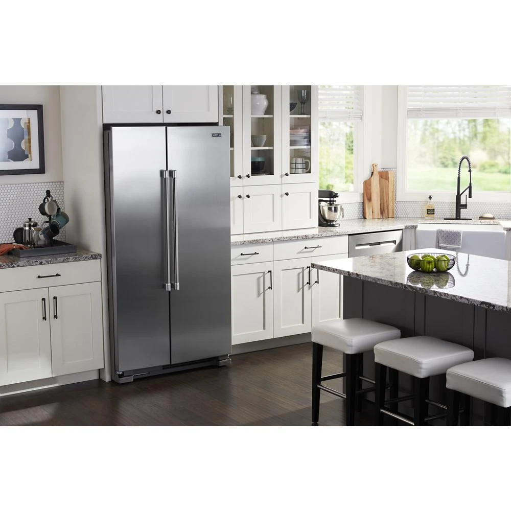 36-Inch Wide Side-by-Side Refrigerator - 25 cu. ft. view 9