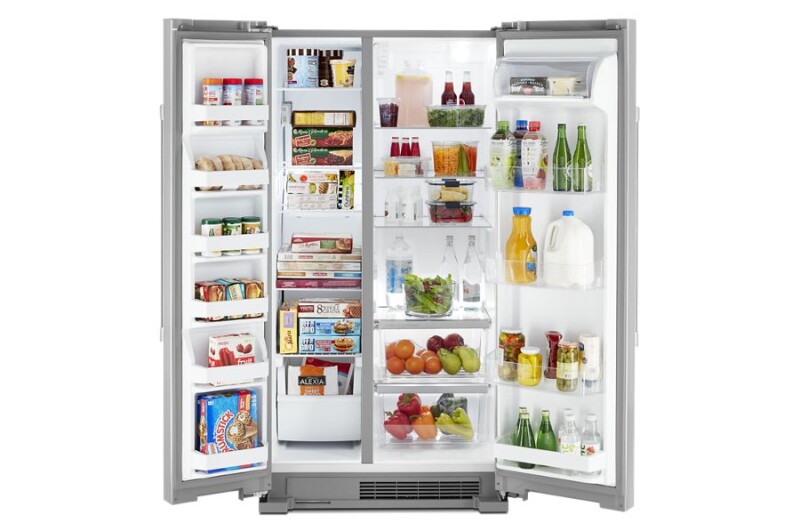 36-Inch Wide Side-by-Side Refrigerator - 25 cu. ft. MSS25N4MKZ