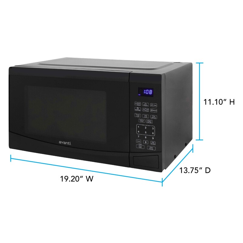 Avanti Countertop Microwave Oven, 0.9 cu. ft. view 6