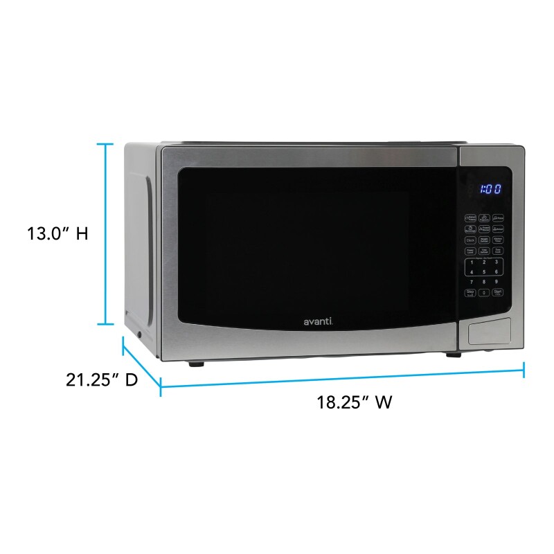 Avanti Microwave Oven, 1.1 cu. ft. Capacity view 2