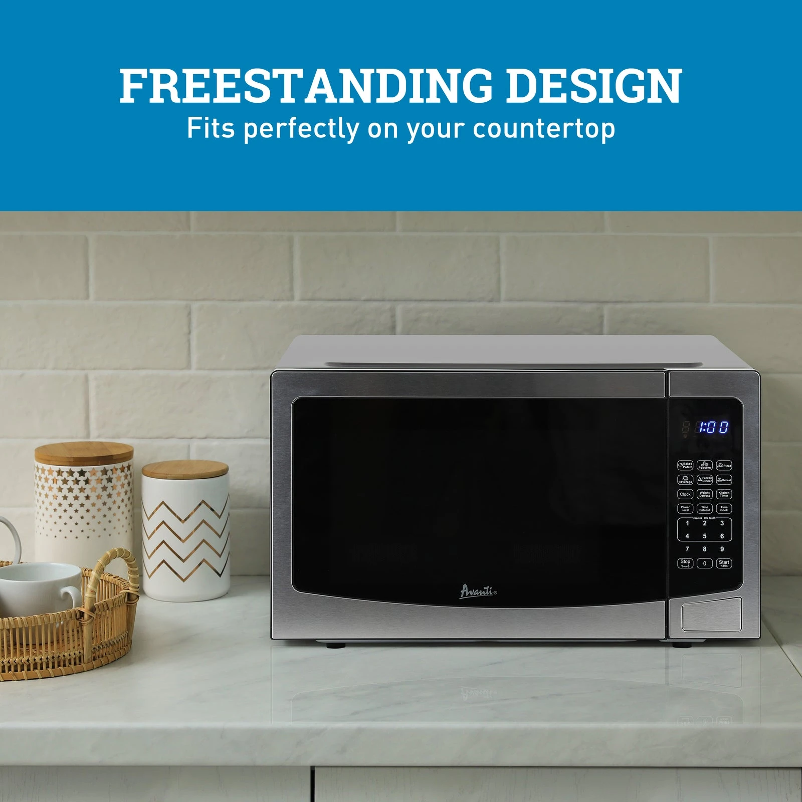 Microwave Oven, 1.1 cu. ft. Capacity MT115V3STH