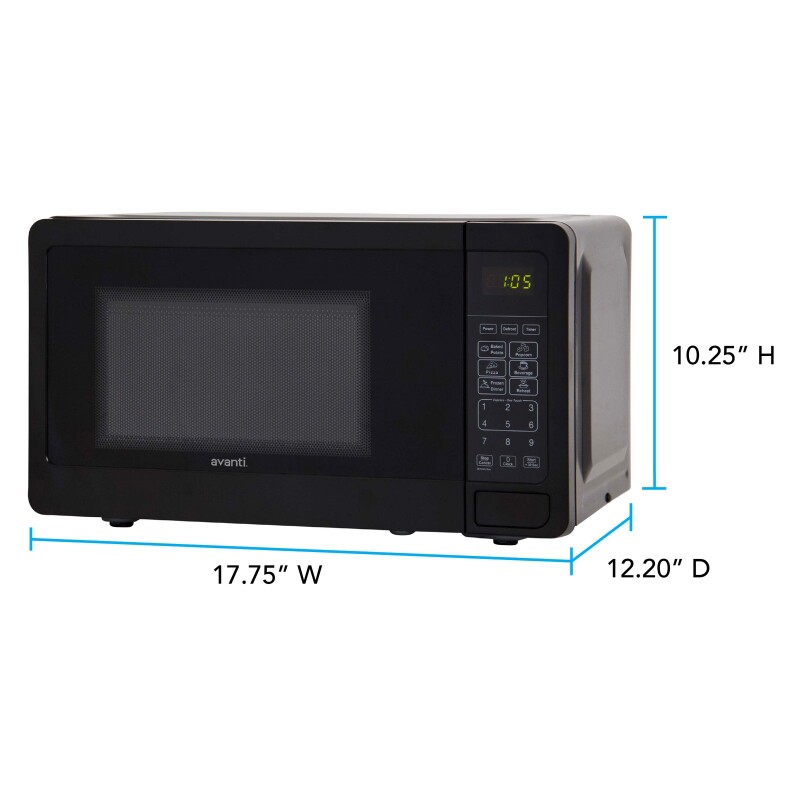 Avanti Countertop Microwave Oven, 0.7 cu. ft. view 9