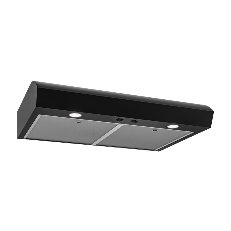 Broan-NuTone 30-Inch Under Cabinet Range Hood, ENERGY STAR, 350 Max Blower CFM, Black MTR1303BL