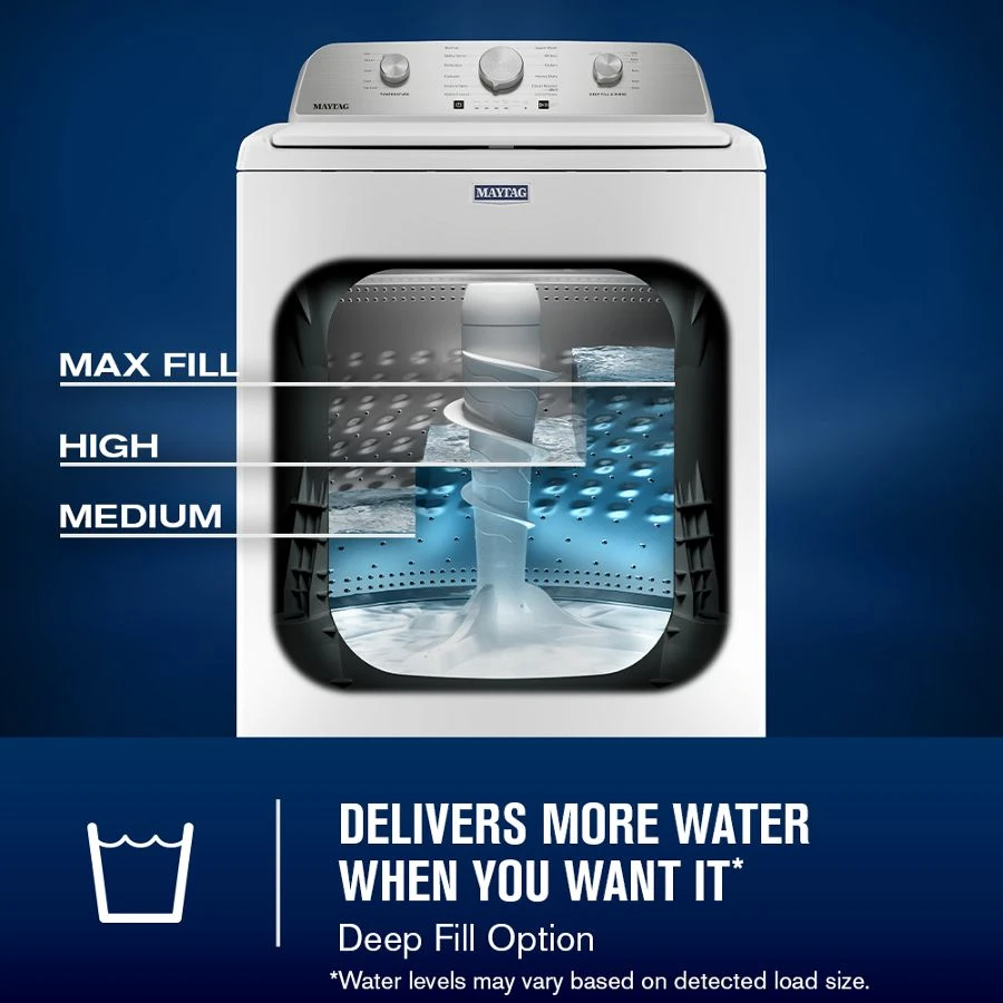 4.7 Cu. Ft. Top Load Agitator Washer with Extra Power Cycle MTW5205TW