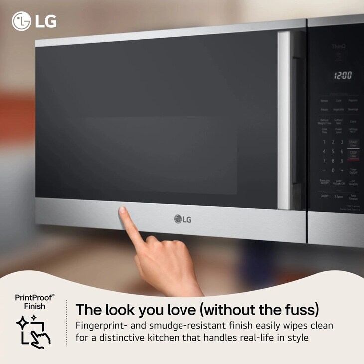2.0 Cu. Ft. Wi-fi Enabled Over-the-range Microwave Oven With Easyclean® MVEL2035X