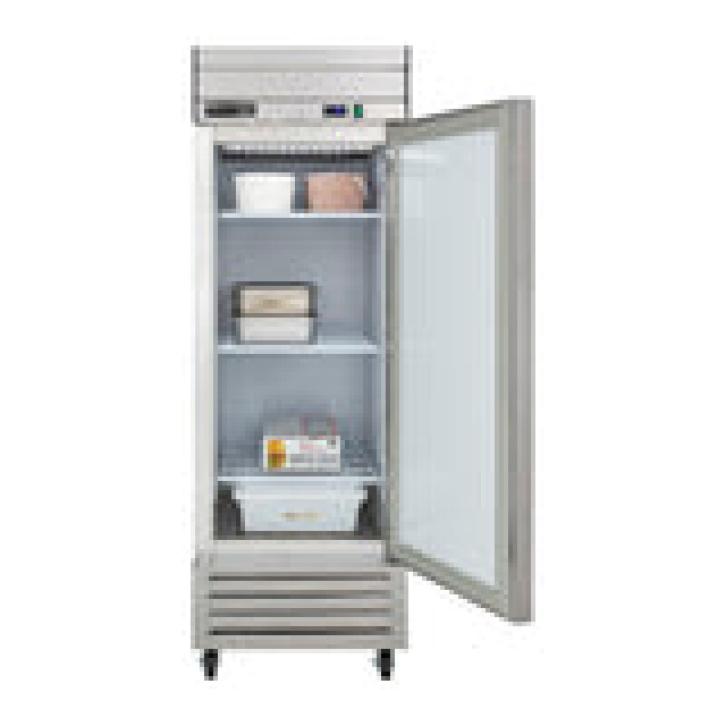 Maxx Cold V-Series 1 Door Reach-In Freezer, Bottom Mount, in Stainless Steel MVF23FDHC