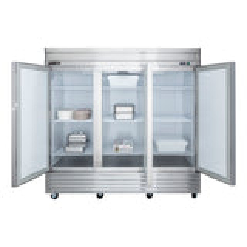 Maxx Cold V-Series 3 Door Reach-In Freezer, Bottom Mount MVF72FDHC