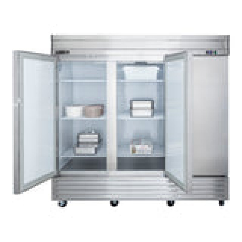 Maxx Cold V-Series 3 Door Reach-In Freezer, Bottom Mount, in Stainless Steel MVF72FDHC