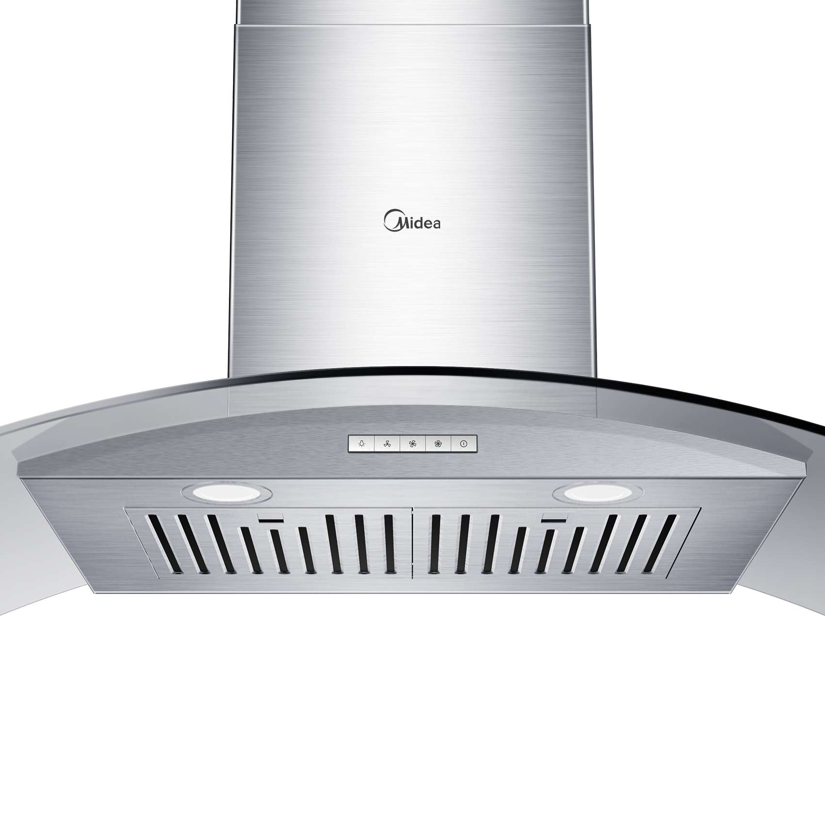 30" 450 CFM Curved Glass Range Hood MVG30W8AST