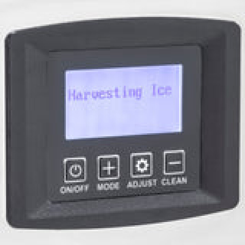 Maxx Ice V-Series Self-Contained Ice Machine, in Stainless Steel with Black Trim MVI200F