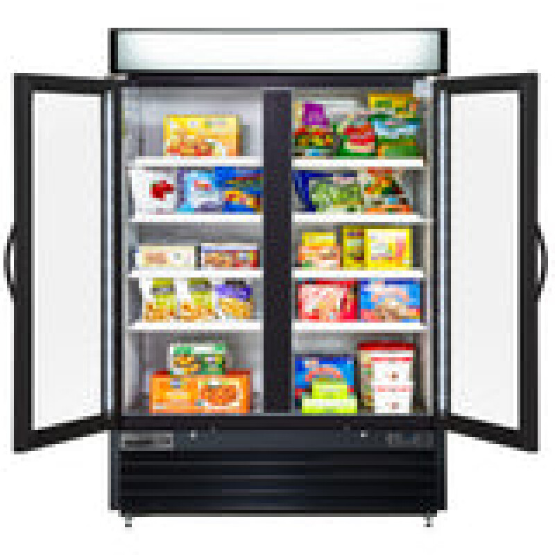 Maxx Cold V-Series Double Glass Door Ice Merchandiser Freezer MVMF48B