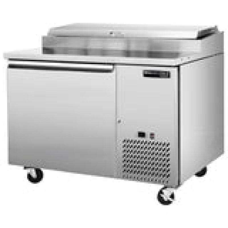 Maxx Cold V-Series 1 Door Refrigerated Pizza Prep Table, in Stainless Steel MVPP50HC