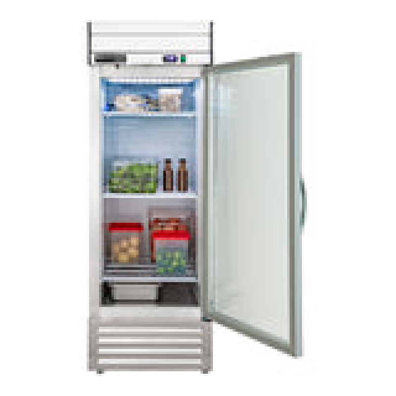 Maxx Cold V-Series 1 Solid Door Reach-In Refrigerator, Bottom Mount, in Stainless Steel MVR23FDHC