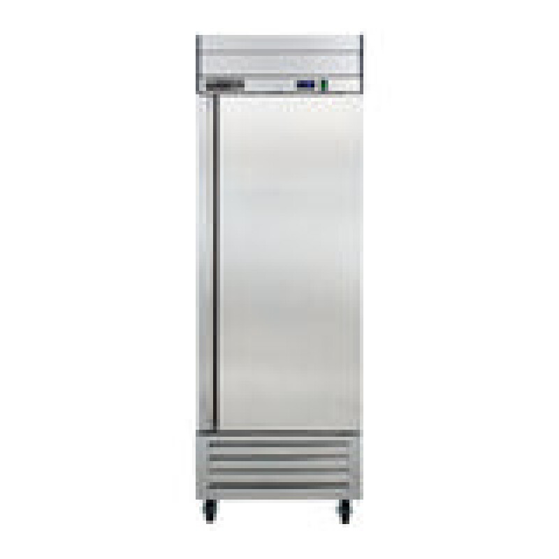 Maxx Cold V-Series 1 Solid Door Reach-In Refrigerator, Bottom Mount, in Stainless Steel MVR23FDHC