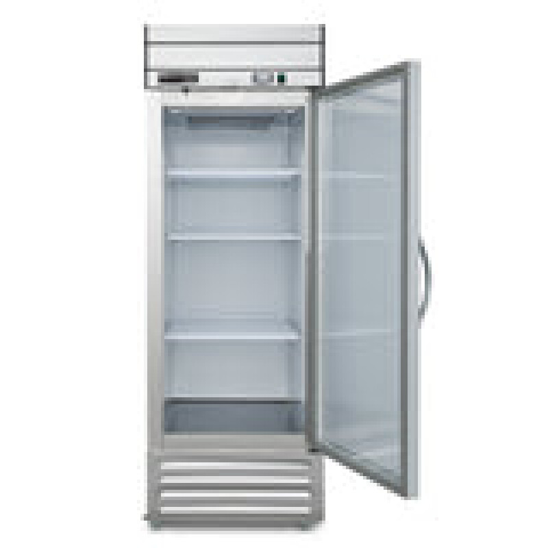Maxx Cold V-Series 1 Glass Door Reach-In Refrigerator, Bottom Mount, in Stainless Steel MVR23GDHC