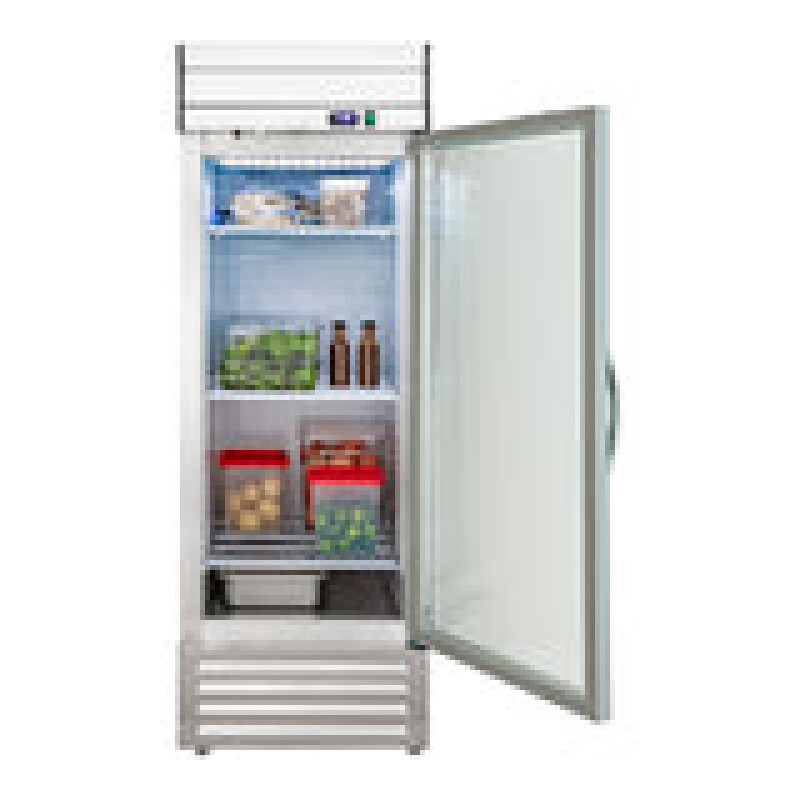 Maxx Cold V-Series 1 Glass Door Reach-In Refrigerator, Bottom Mount, in Stainless Steel MVR23GDHC