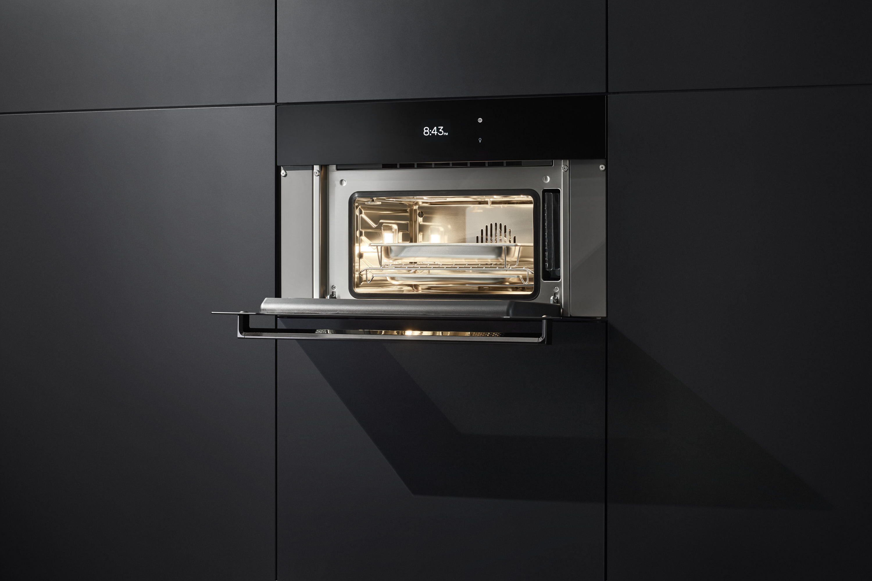 30"W. Steam Convection Oven Black Glass MVSOC6301BG