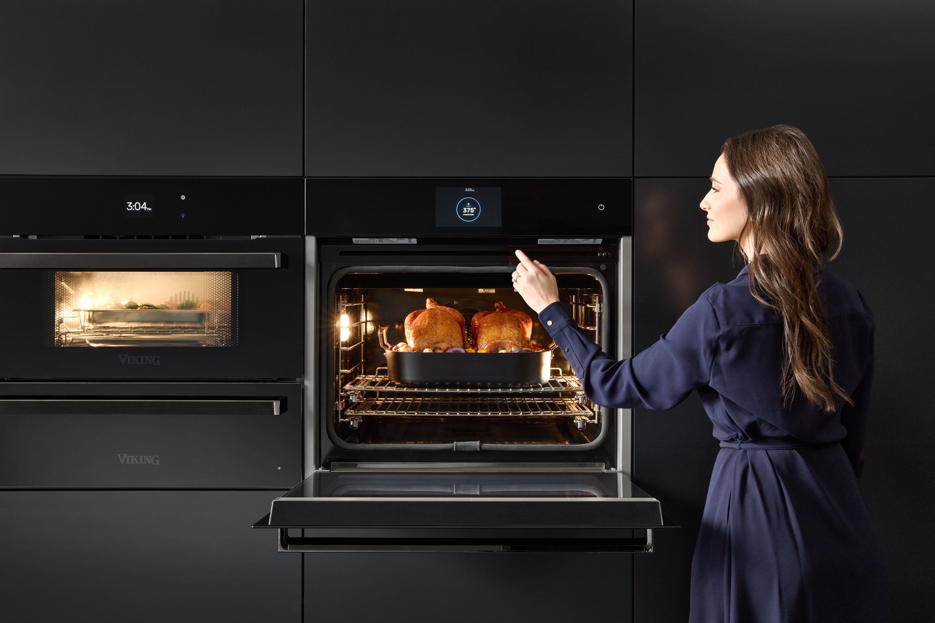 30"W. Single Electric Oven Black Glass MVSOE6301BG