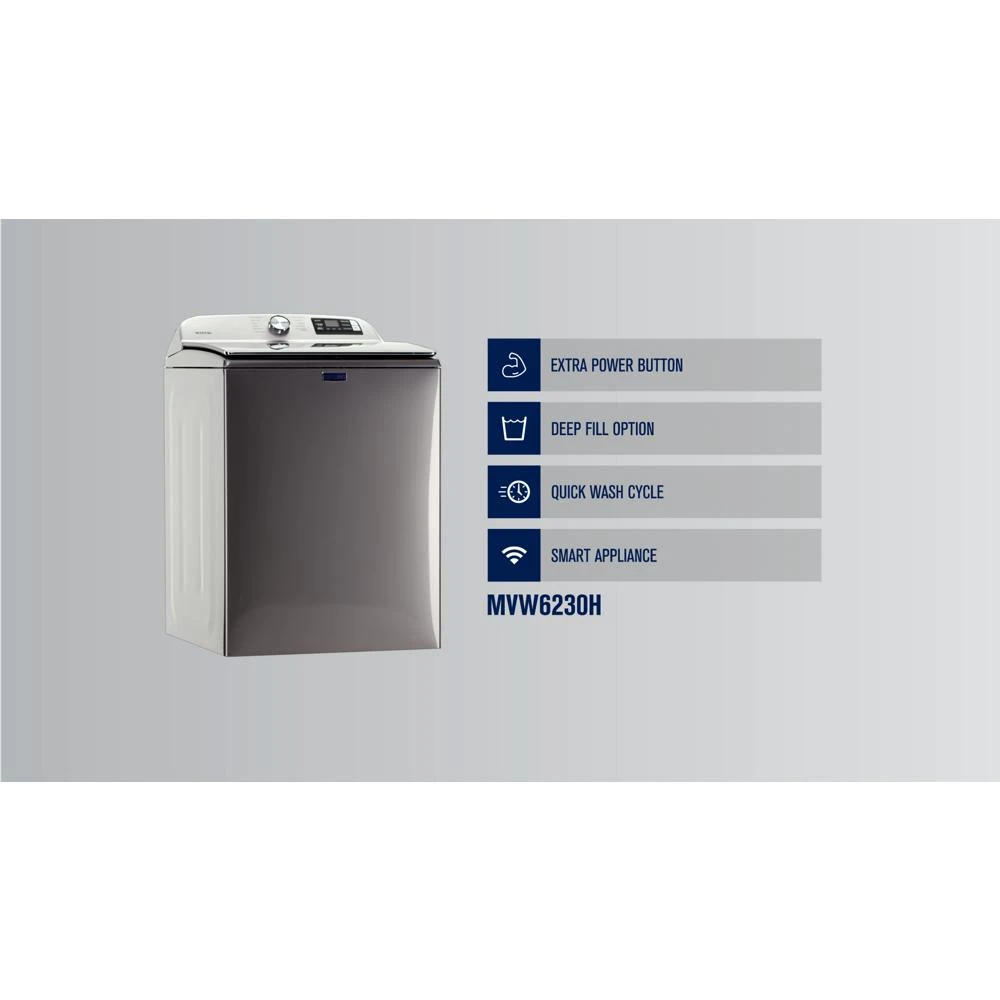 Smart Top Load Washer with Extra Power - 4.7 cu. ft. MVW6230HC
