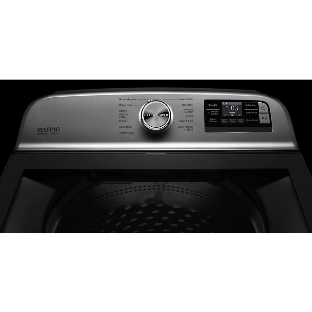 Smart Top Load Washer with Extra Power Button - 5.2 cu. ft. view 5