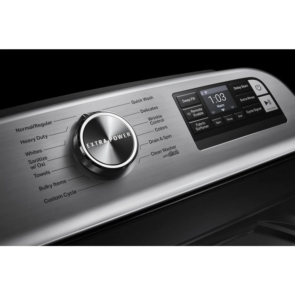 Smart Top Load Washer with Extra Power Button - 5.2 cu. ft. view 12