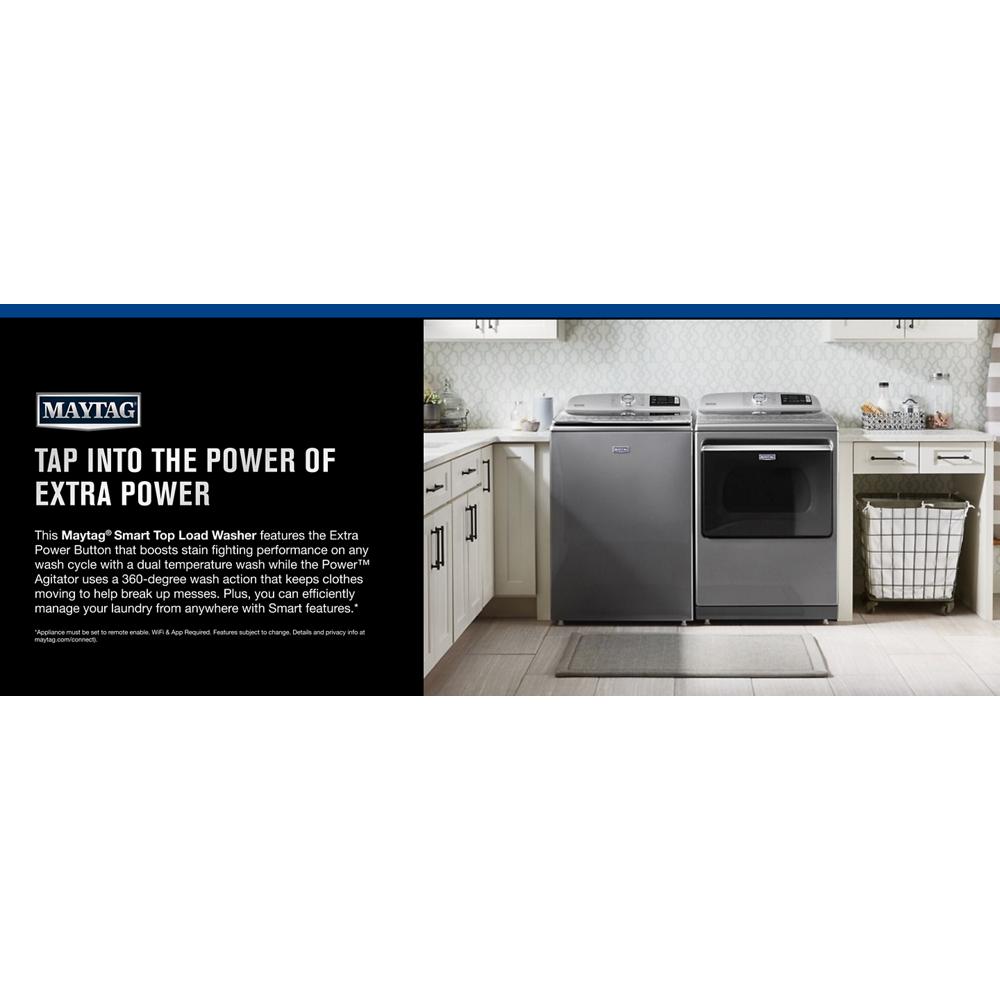 Smart Top Load Washer with Extra Power Button - 5.2 cu. ft. view 76