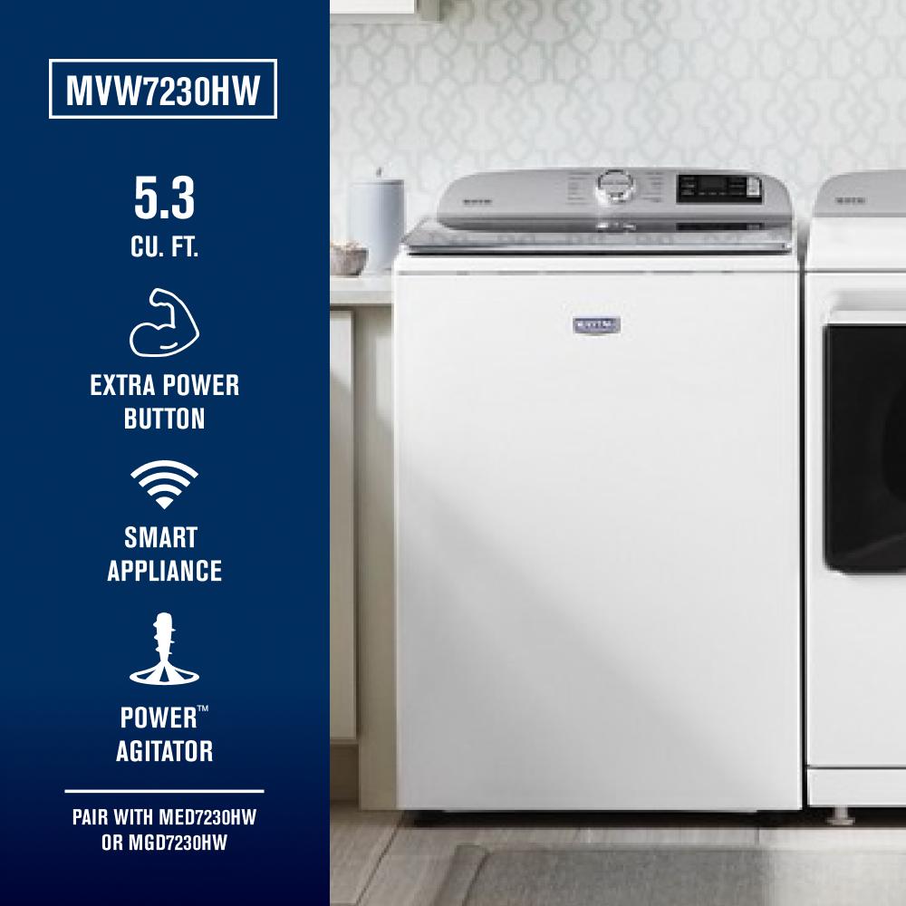 Smart Top Load Washer with Extra Power - 5.2 cu. ft. view 63
