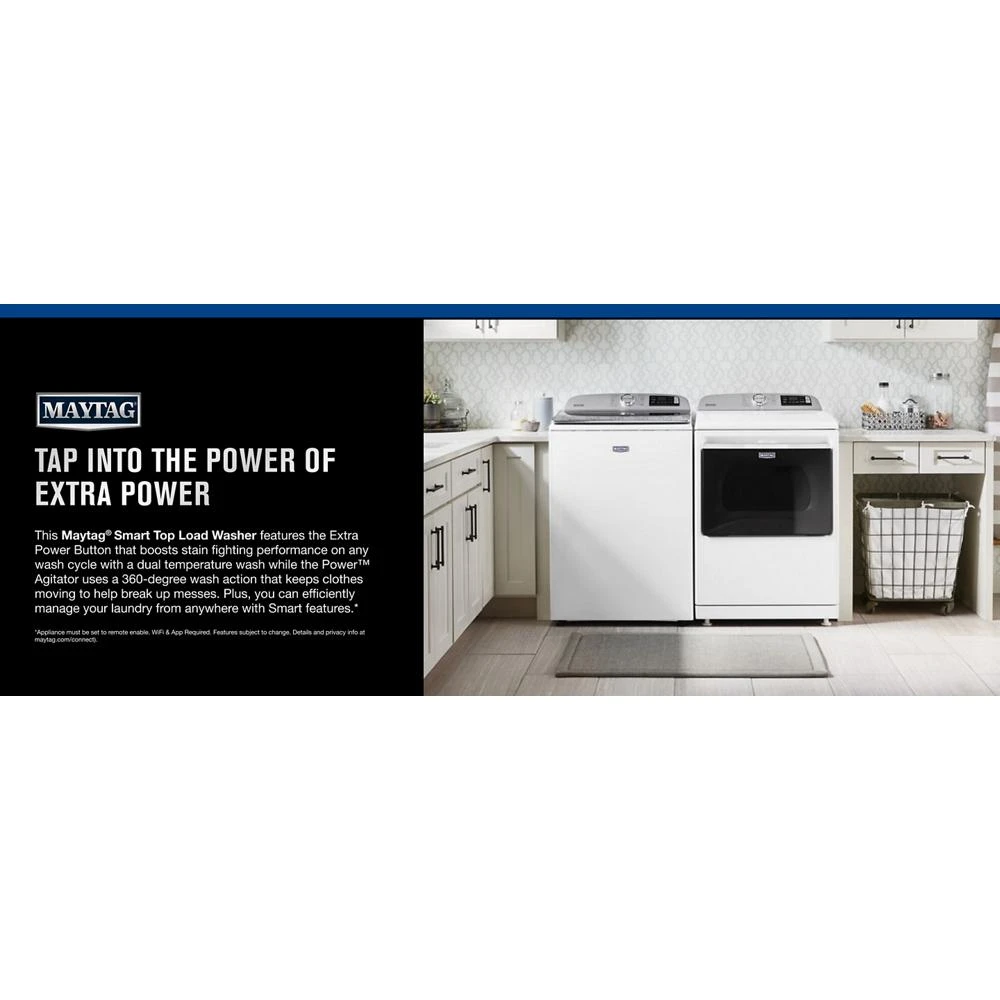 Smart Top Load Washer with Extra Power - 5.2 cu. ft. MVW7230HW